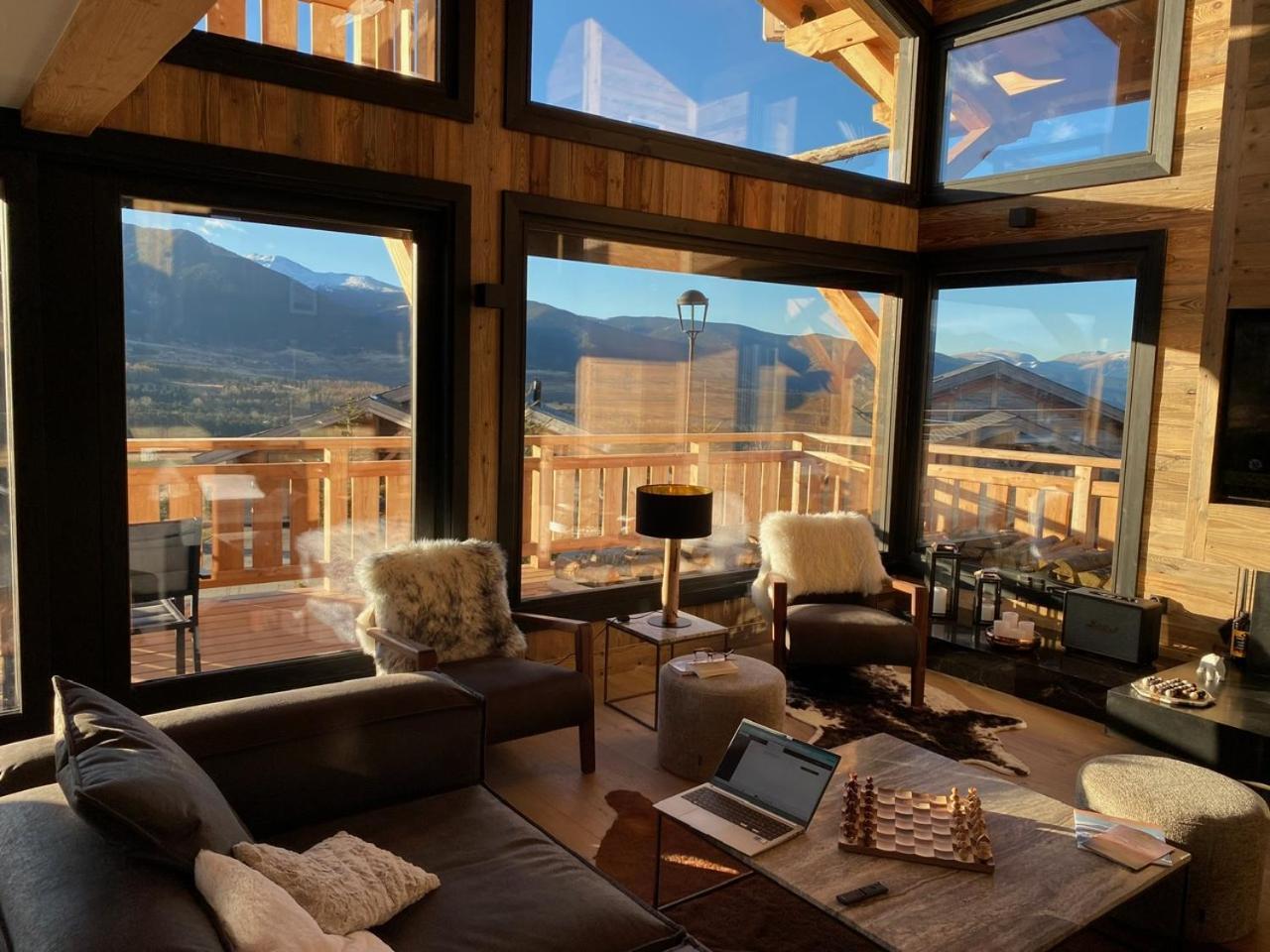 Chalet Aguila - Jacuzzi Et Sauna Panoramique - Construit En 2023 Bolquere Pyrenees 2000 Kültér fotó