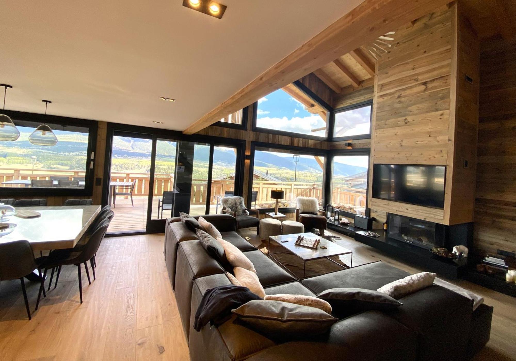 Chalet Aguila - Jacuzzi Et Sauna Panoramique - Construit En 2023 Bolquere Pyrenees 2000 Kültér fotó